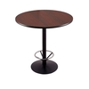 Holland Bar Stool Co 42" 214 Black Table 36" dia. Top, Foot Ring 214-2242BW36RFTRG